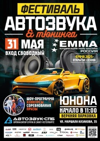 РЕГЛАМЕНТ ПРОВЕДЕНИЯ ОФИЦИАЛЬНОГО ЭТАПА XXVIII ЧЕМПИОНАТА РОССИИ ПО АВТОЗВУКУ И ТЮНИНГУ «EMMA-RUSSIA» 31 мая 2025 г. в г. Санкт‑Петербург